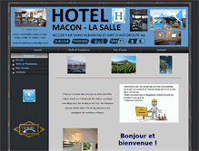 Tablet Screenshot of hotelmaconlasalle.com